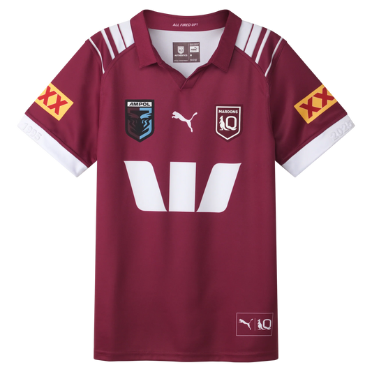 Queensland Maroos 2025 Home NRL Jersey