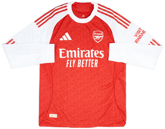 Arsenal 2025/26 Home Player Version Long Sleeve