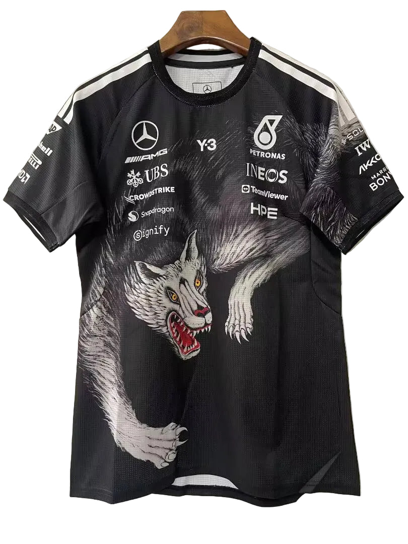 Mercedes 2026 Y3 Black F1 Tee Shirt - 1st Edition