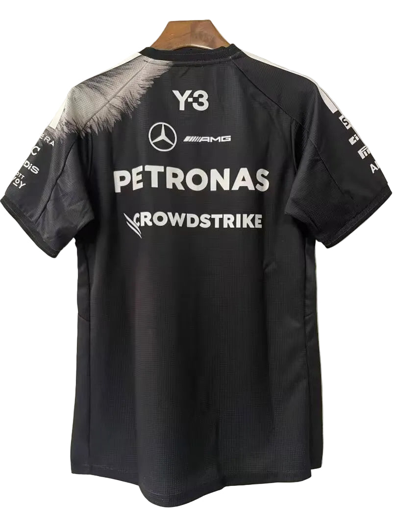 Mercedes 2026 Y3 Black F1 Tee Shirt - 1st Edition