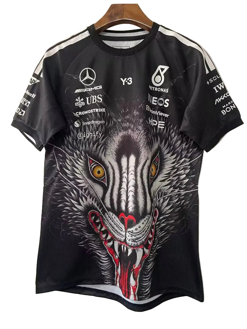 Mercedes 2026 Y3 Black F1 Tee Shirt - 2nd Edition