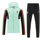 France 2026/27 Light Green Hoodie Full-Zip Tracksuit Set