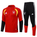 Germany 2026 Red Full-Zip Tracksuit Set