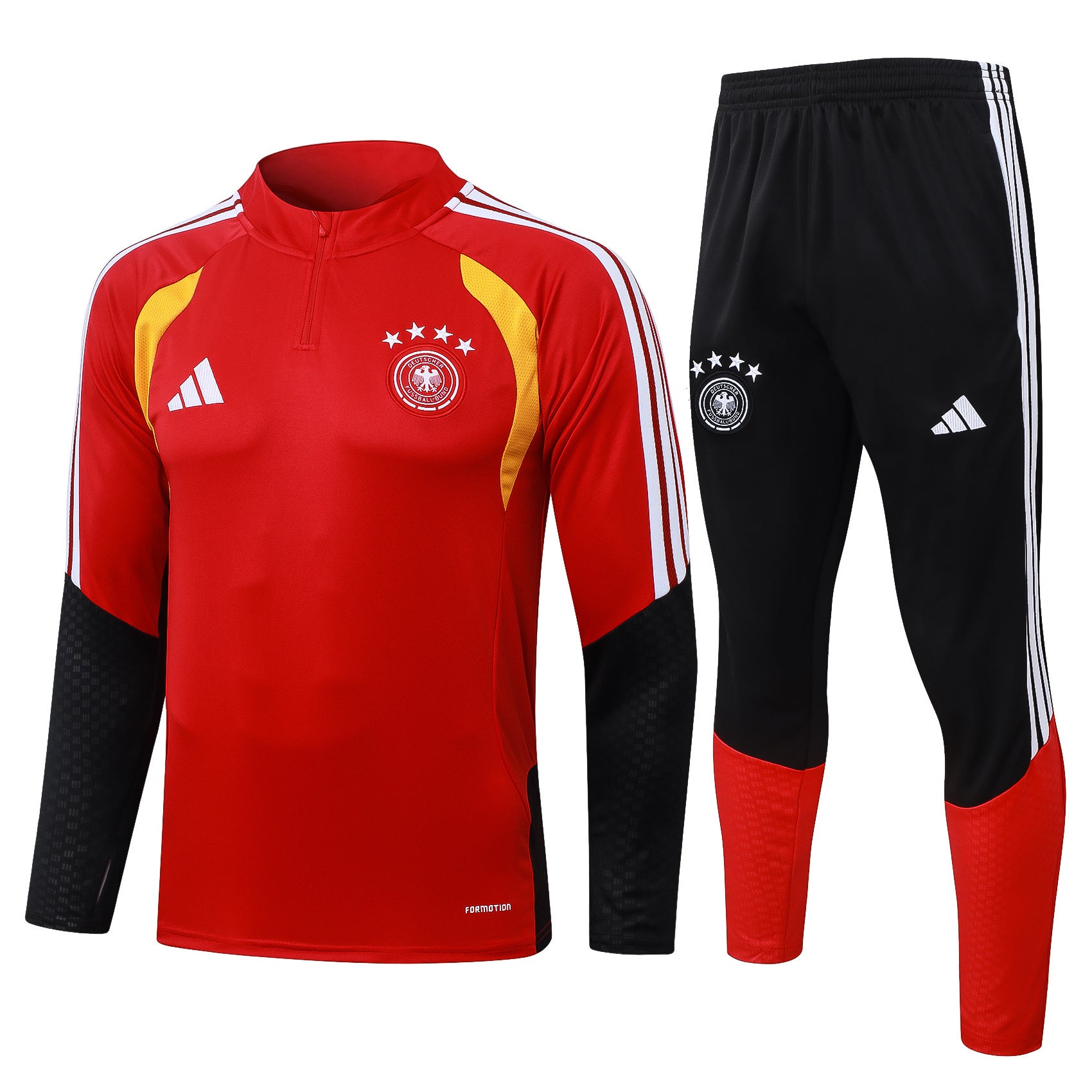 Germany 2026 Red Half-Zip Tracksuit Set