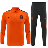 Netherlands 2026/27 Orange Half-Zip Tracksuit Set