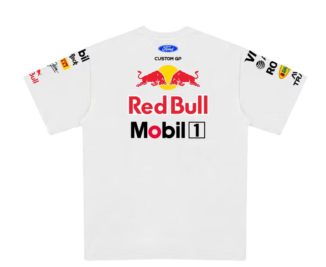 RedBull 2026 White F1 Tee Shirt