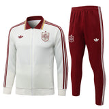 Spain 2026/27 White Full-Zip Tracksuit Set
