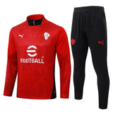 AC Milan 2026 Red Half-Zip Tracksuit Set