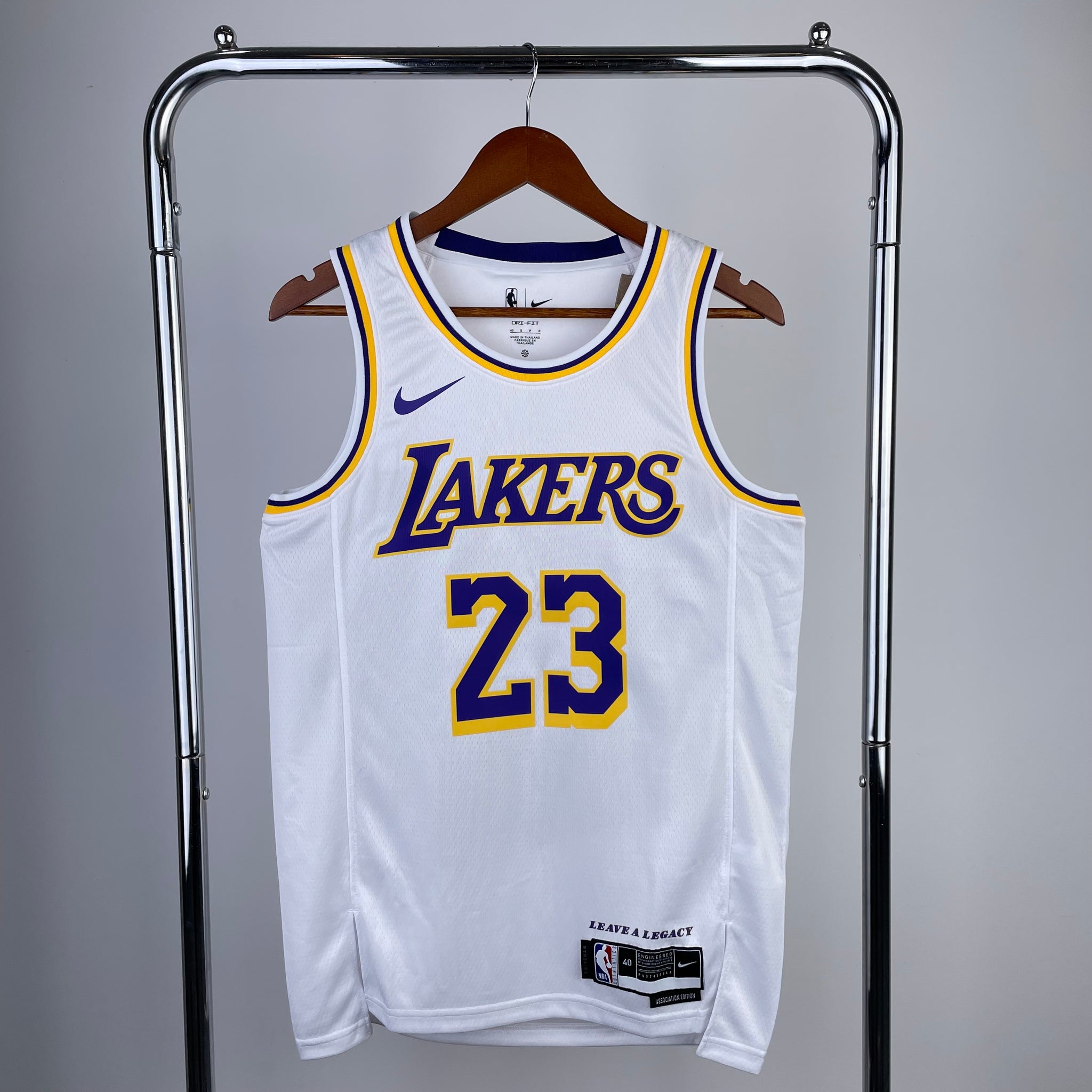 Los Angeles Lakers 2020-22 White Swingman Jersey - Association Edition