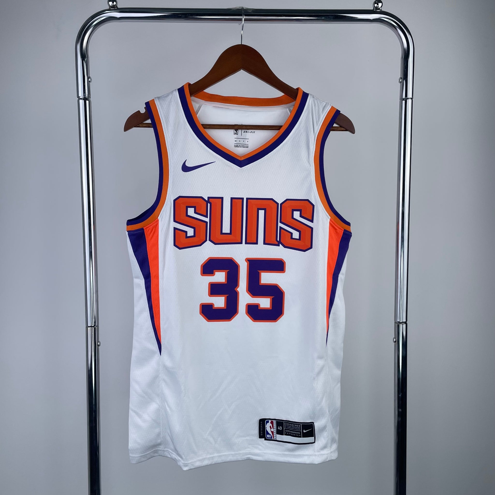 Phoenix Suns 2021-22 White Swingman Jersey - Association Edition