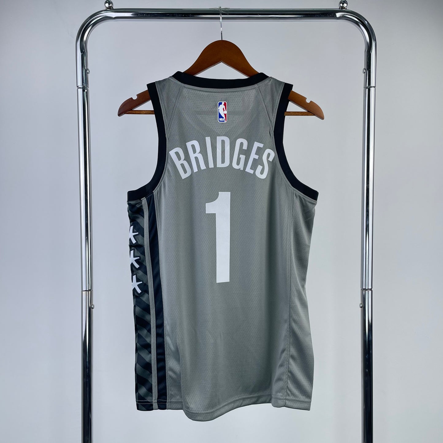 Brooklyn Nets 2021-22 Jordan Brand Grey Swingman Jersey - Statement Edition