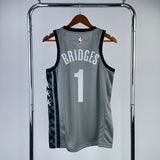 Brooklyn Nets 2021-22 Jordan Brand Grey Swingman Jersey - Statement Edition