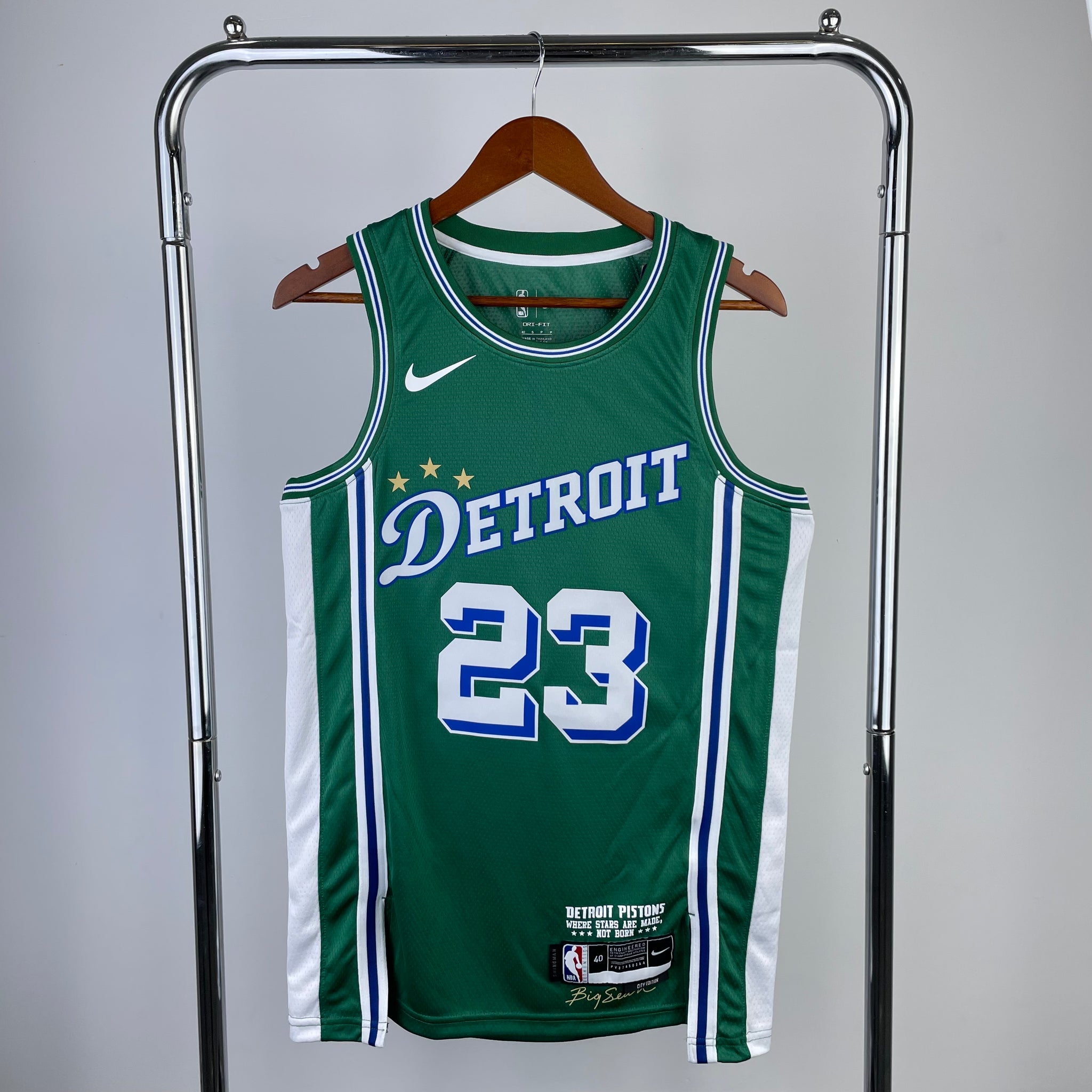 Detroit Pistons 2022-23 Green Swingman Jersey - City Edition