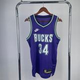 Milwaukee Bucks 2022-23 Purple Swingman Jersey - Classic Edition