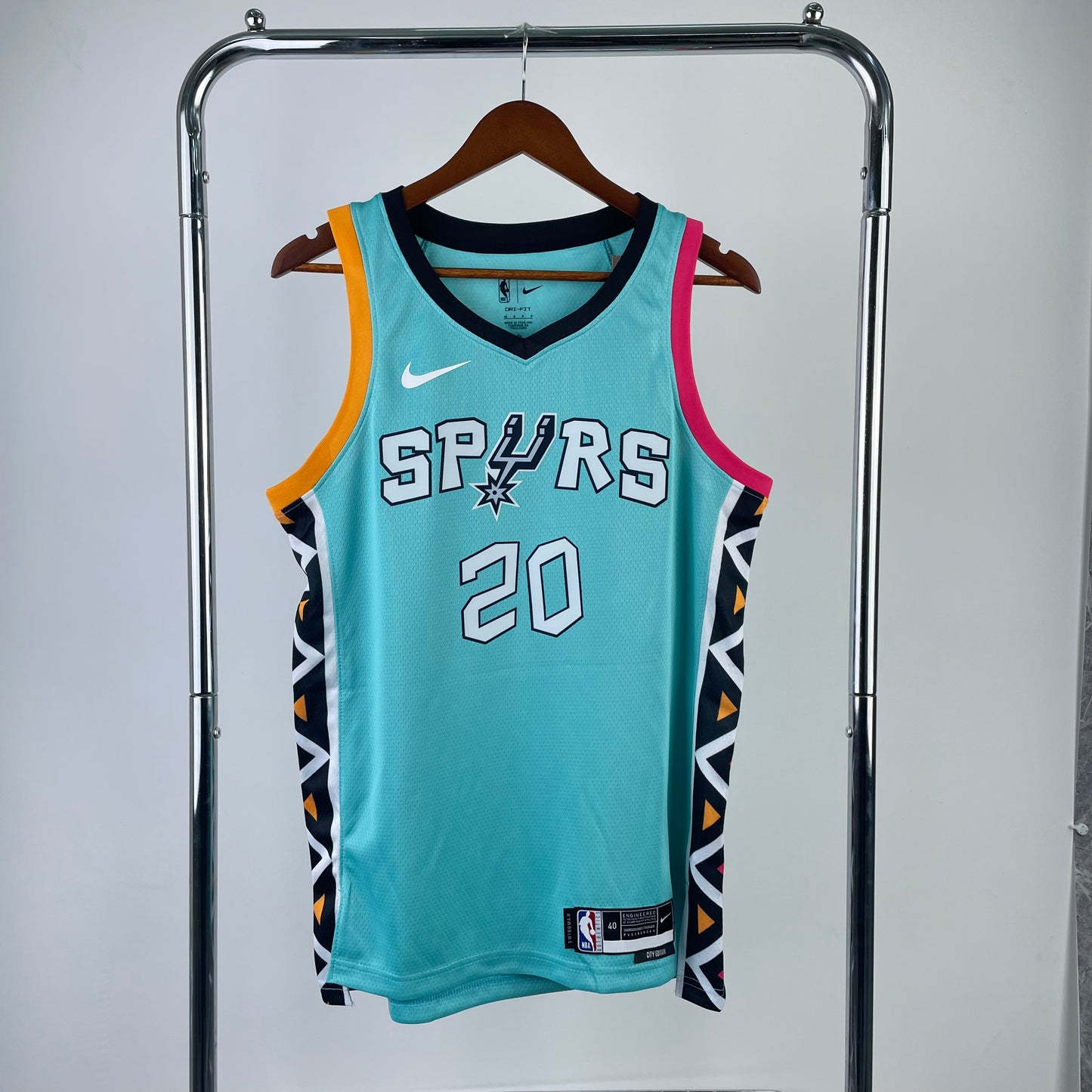 San Antonio Spurs 2022-23 Teal Swingman Jersey City Edition