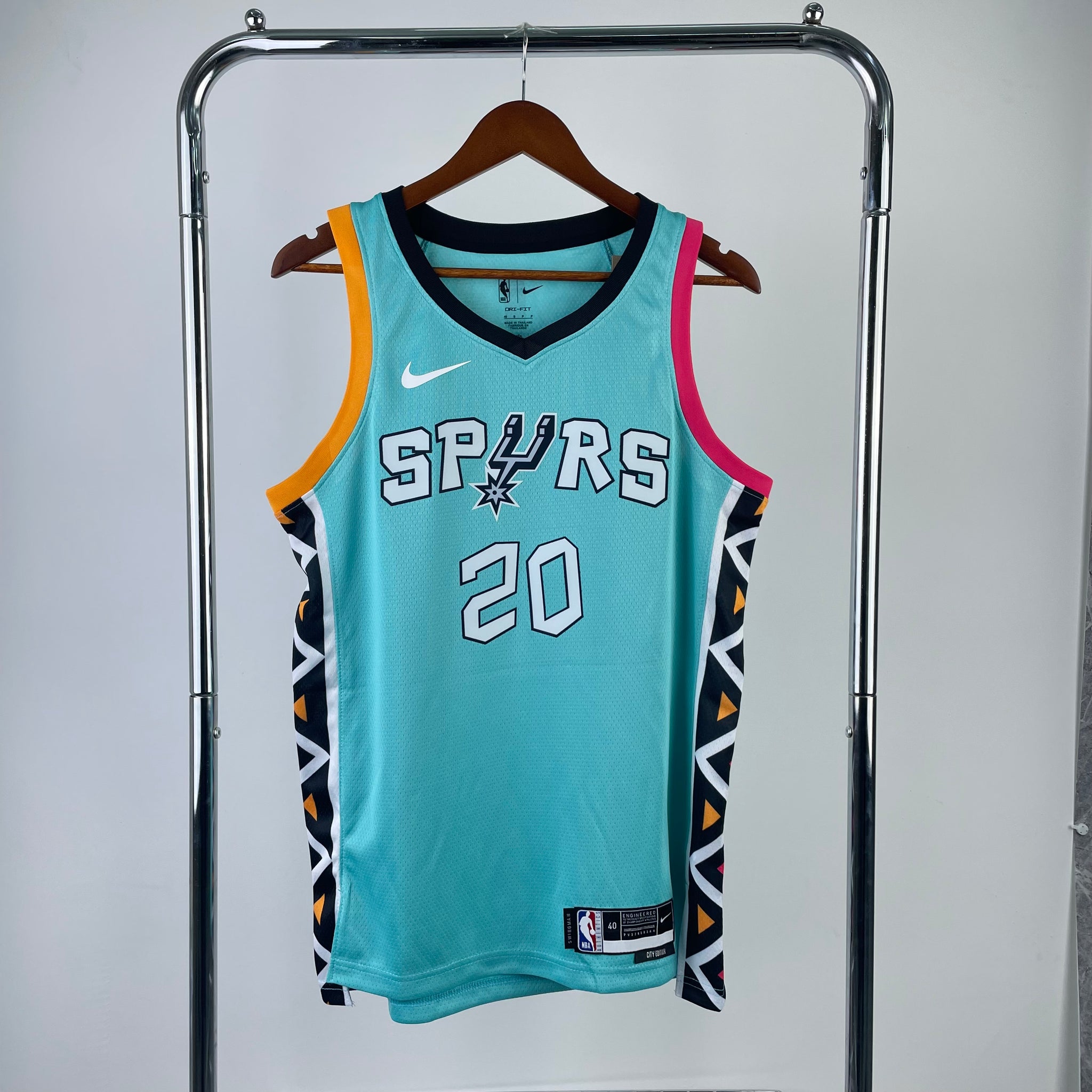 San Antonio Spurs 2022-23 Teal Swingman Jersey - City Edition