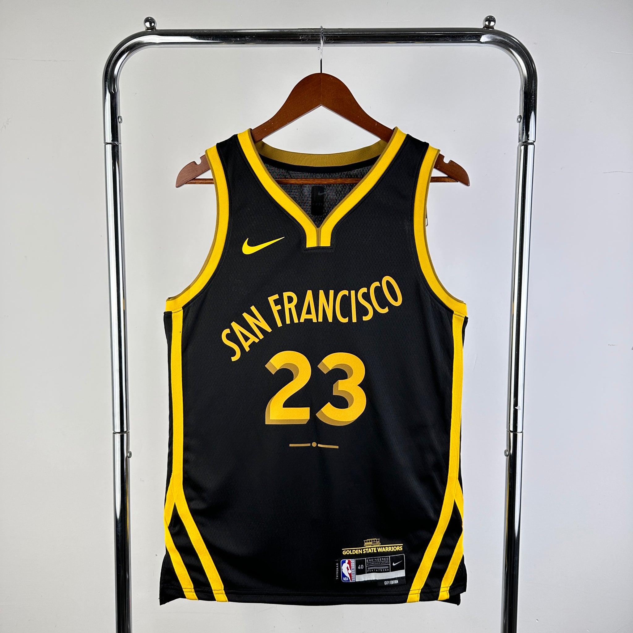 Golden State Warriors 2023-24 Black Swingman Jersey - City Edition