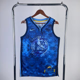 Golden State Warriors 2023-24 Steph Curry Blue Swingman Jersey - Select Series
