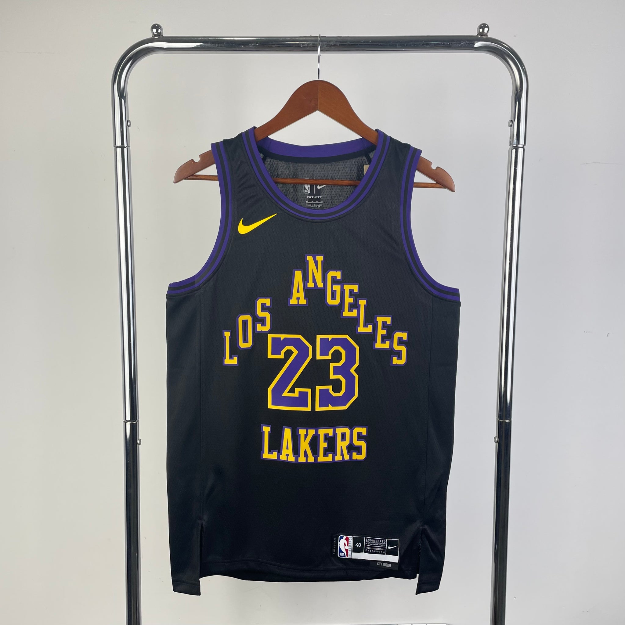 Los Angeles Lakers 2023-24 Black Swingman Jersey - City Edition