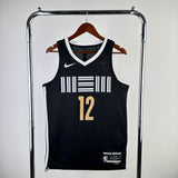 Memphis Grizzlies 2023-24 Black Swingman Jersey - City Edition