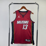 Miami Heat 2023-24 Jordan Brand Red Swingman Jersey - Statement Edition