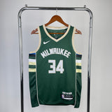 Milwaukee Bucks 2023-24 Green Swingman Jersey - Icon Edition