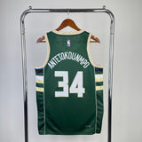 Milwaukee Bucks 2023-24 Green Swingman Jersey - Icon Edition