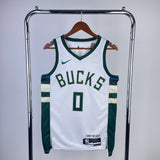 Milwaukee Bucks 2023-24 White Swingman Jersey - Association Edition