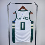 Milwaukee Bucks 2023-24 White Swingman Jersey - Association Edition