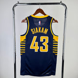 Indiana Pacers 2023-24 Black Swingman Jersey - Icon Edition