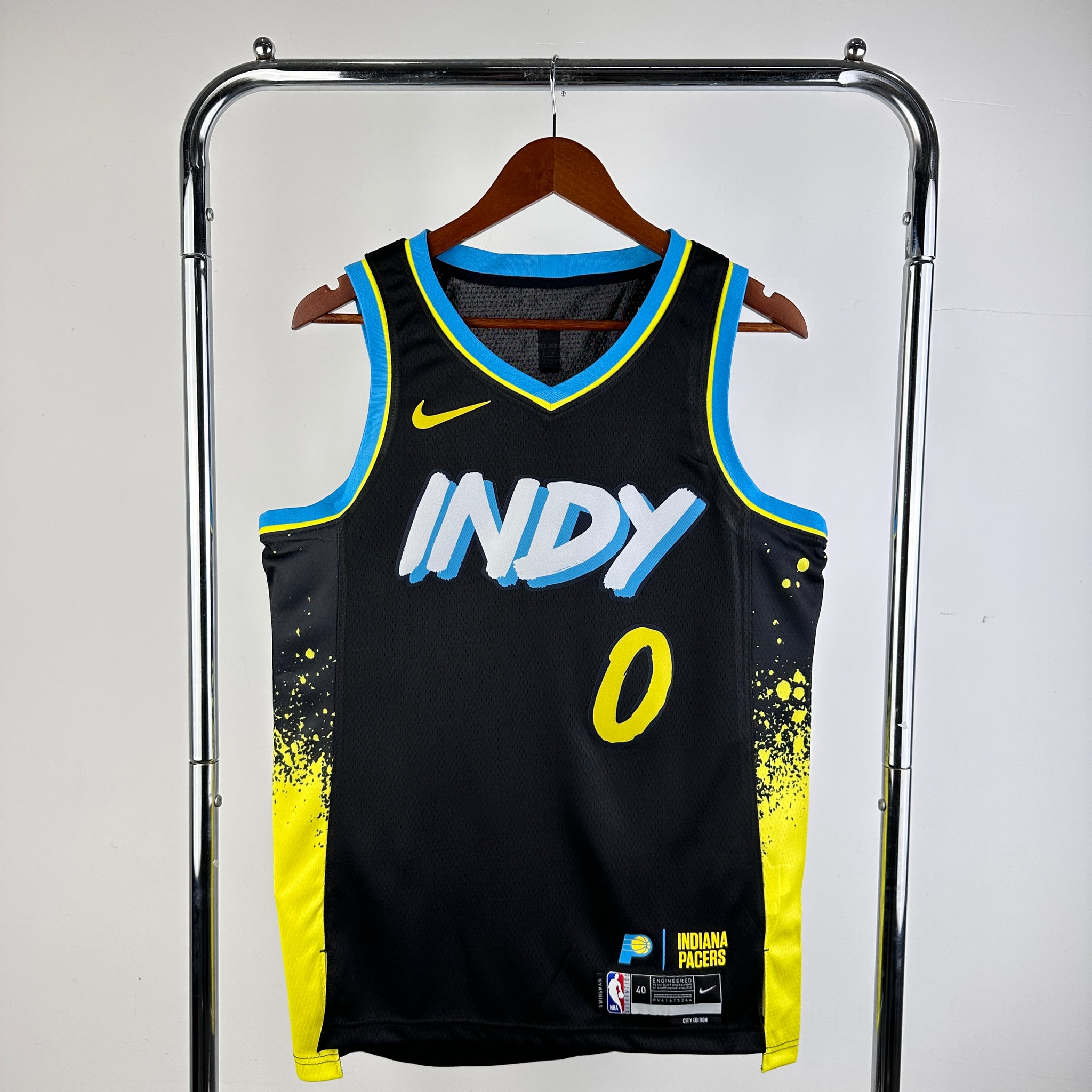 Indiana Pacers 2023-24 Black Swingman Jersey - City Edition