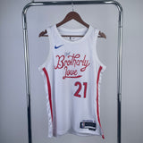 Philadelphia 76ers 2023-24 White Swingman Jersey - City Edition