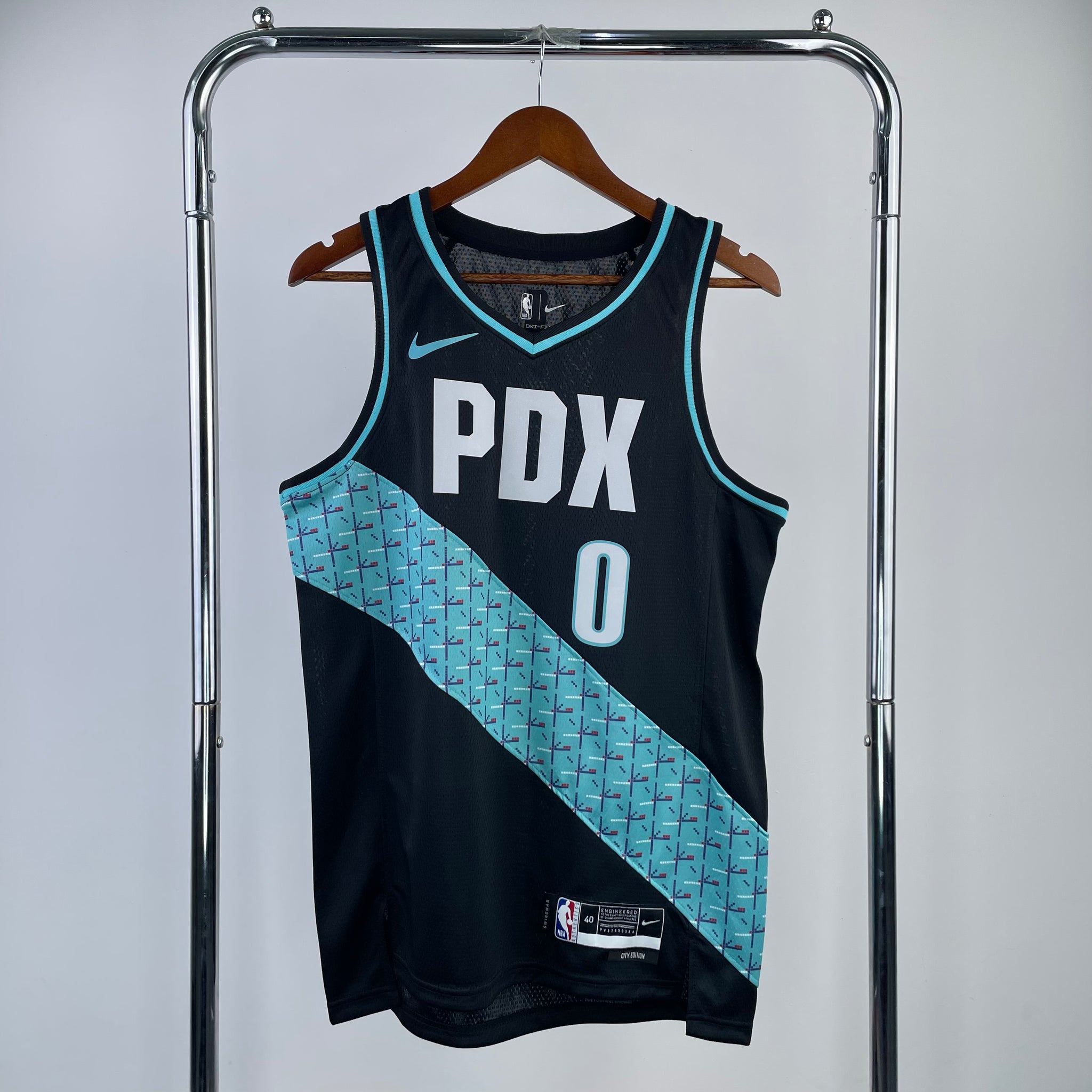 Portland Trail Blazers 2023-24 Black Swingman Jersey - City Edition