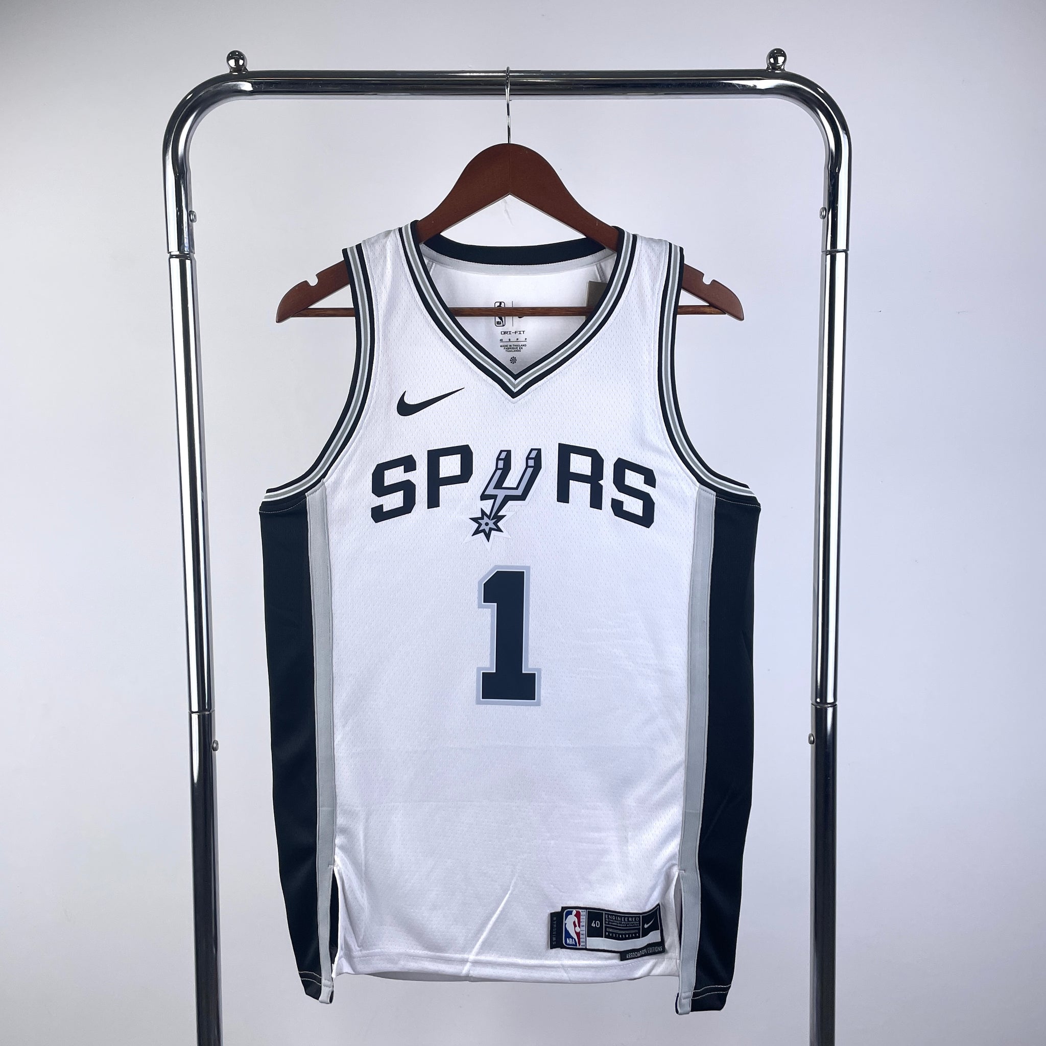 San Antonio Spurs 2023-24 White Swingman Jersey - Association Edition