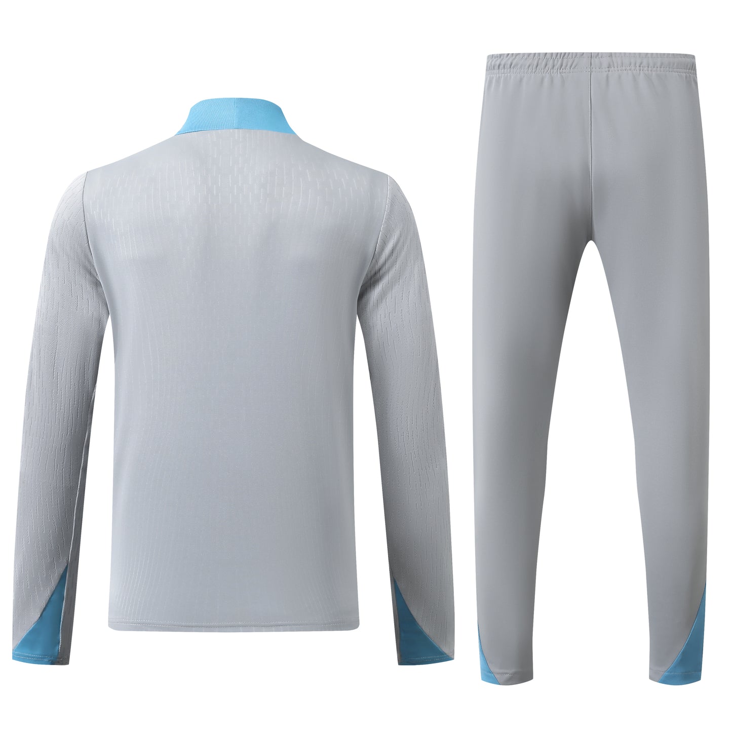 Atlético Madrid 2024/25 Grey Half-zip Training Tracksuit Set