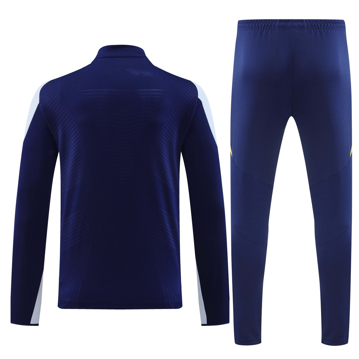 Real Madrid 2024-25 Navy and Grey Half-Zip Training Tracksuit Set