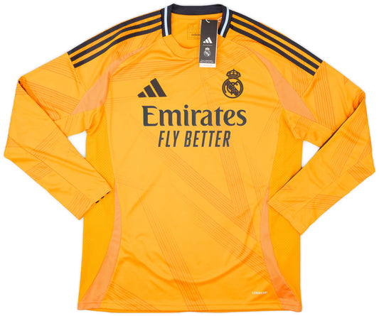 Real Madrid 2024/25 Away Long Sleeve Fan Version Jersey