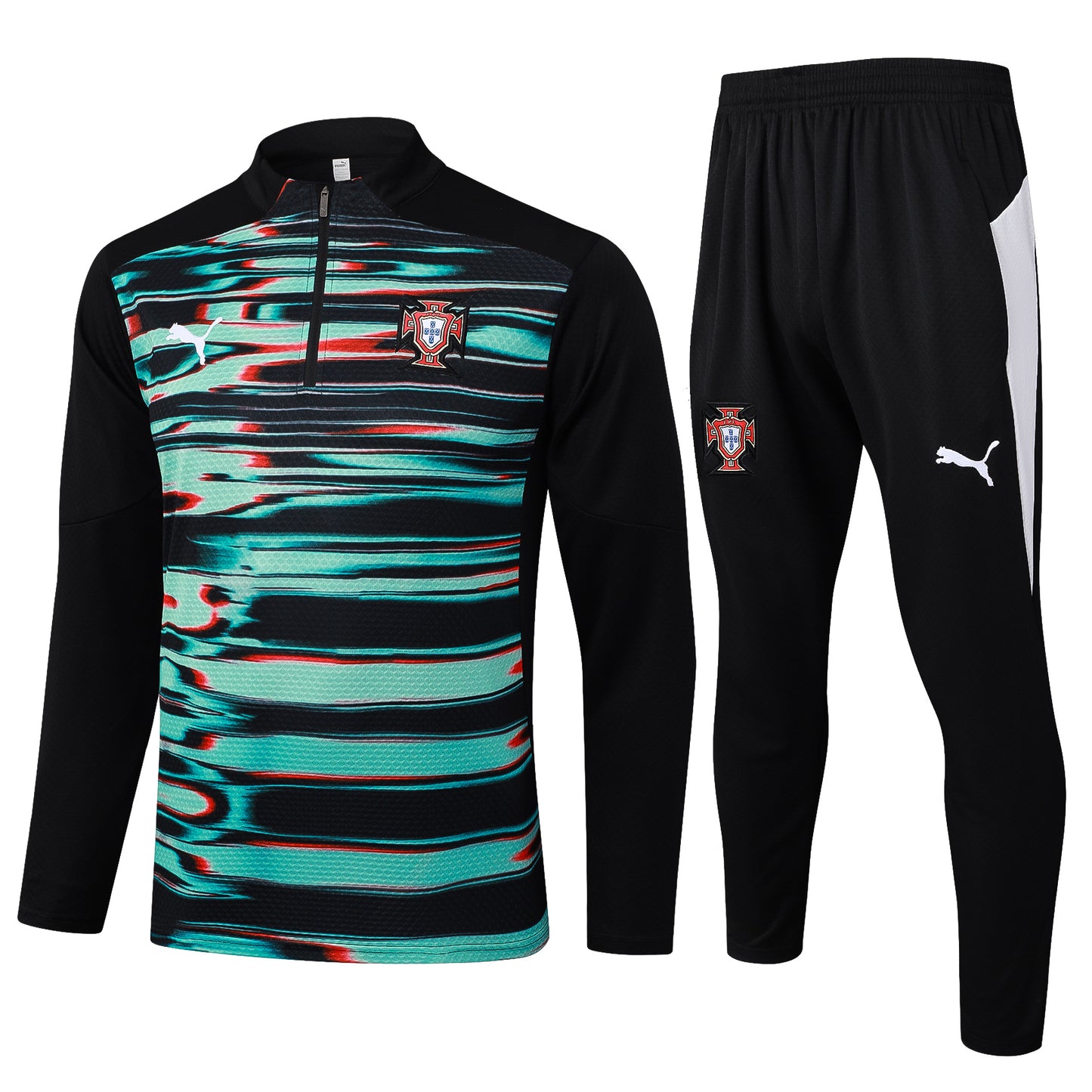 Portugal 2024/25 Pre-Match Training Halfzip Tracksuit set