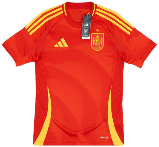 Spain 2024-25 Home Fan Version Jersey