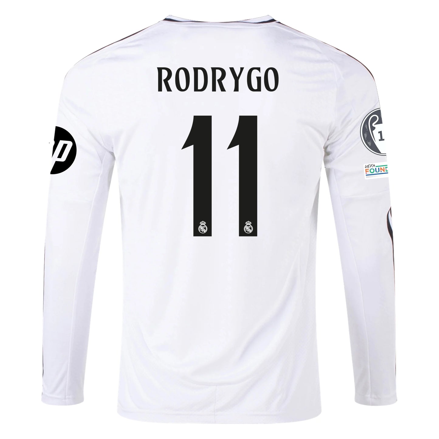 Real Madrid 2024/25 Home Long Sleeve Fan Version Jersey