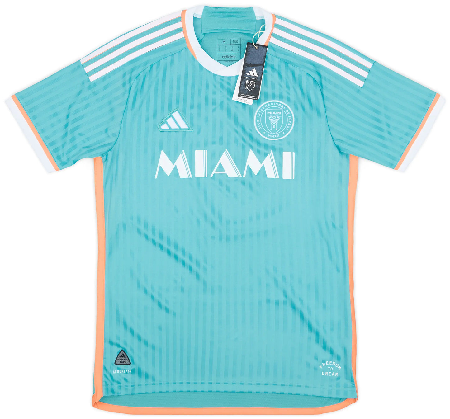 Inter Miami 2024 Aqua Archive Player Version Jersey