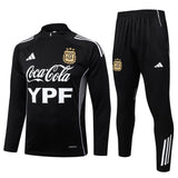 Argentina 2025/26 Black Half-Zip Tracksuit Set