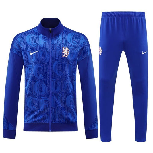 Chelsea 2025/26 Blue Fullzip Tracksuit Set