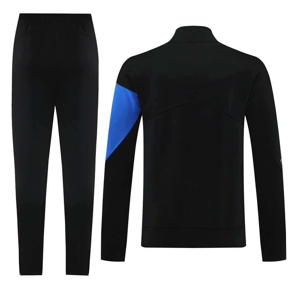 Chelsea 2025/26 Black Full-Zip Tracksuit Set