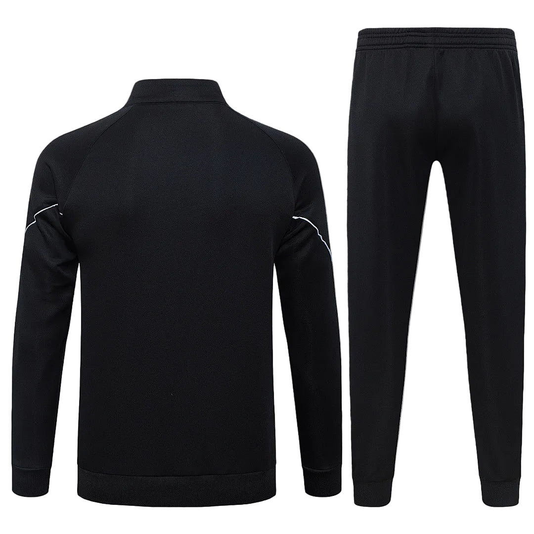 Manchester City 2025/26 Black Full-Zip Tracksuit Set