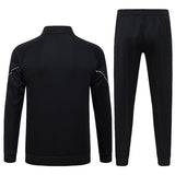 Manchester City 2025/26 Black Full-Zip Tracksuit Set
