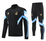 Argentina 2025/26 Black Full-Zip Tracksuit Set