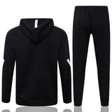 Real Madrid 2025/26 Black Full-Zip Hoodie Tracksuit Set