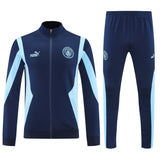 Manchester City 2025/26 Blue Full-Zip Tracksuit Set