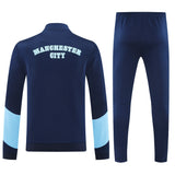 Manchester City 2025/26 Blue Full-Zip Tracksuit Set